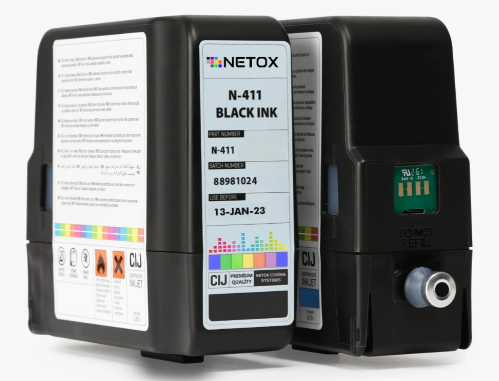Videojet Sarf Malzemeleri N-411 Black Ink