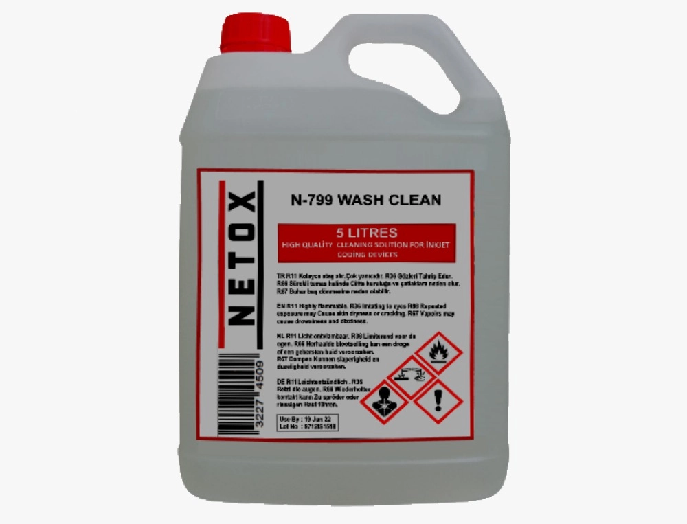 Videojet Sarf Malzemeleri N-799 Wash Clean
